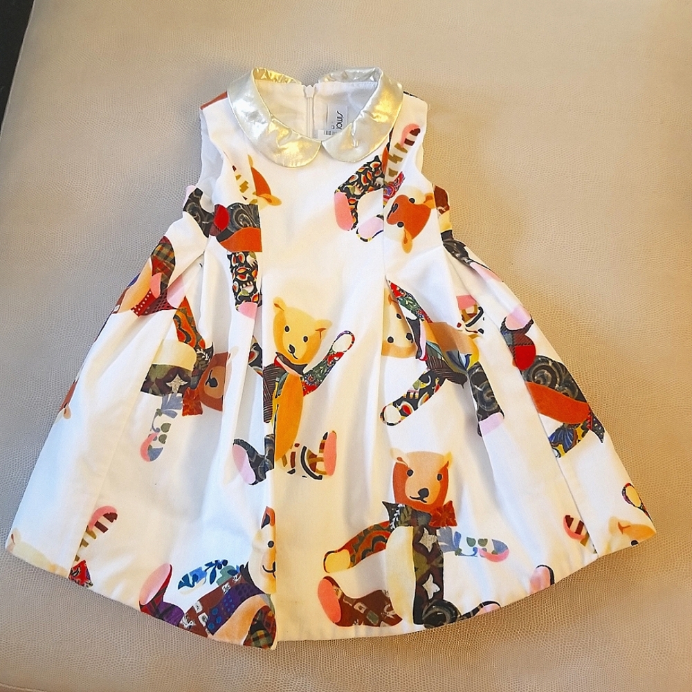 Simonetta mini, Teddy Bear Dress size 2 years